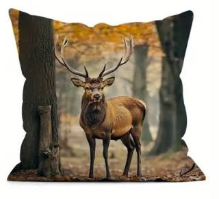 Povlak na polštář jelen (4)