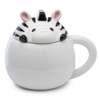 Hrnek zebra s pokličkou 