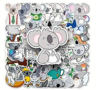 Set 50 samolepek koala (3)