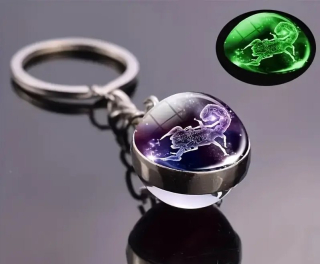 Klíčenka znamení zvěrokruhu - štír (7) - svítí ve tmě