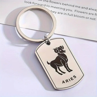 Klíčenka znamení zvěrokruhu - beran - ocelová