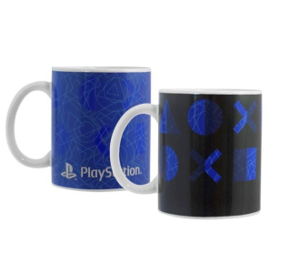 Hrnek Playstation - mění barvu