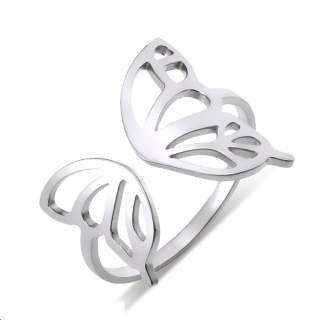 Prsten motýl (ocel) 6