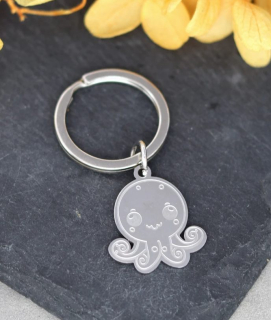 Klíčenka chobotnice (ocelová) 2