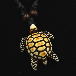 Řetízek želva - hnědá (5)
