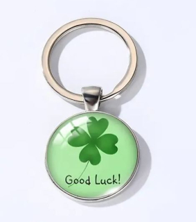 Klíčenka čtyřlístek (zelená) 62