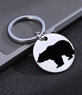 Klíčenka medvěd (ocelová) 4