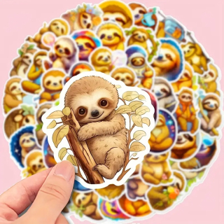 Set 50 samolepek lenochod