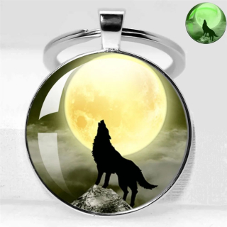 Klíčenka vlk - svítí ve tmě (38)