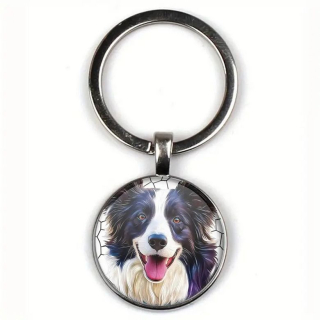 Klíčenka pes - border kolie (7)