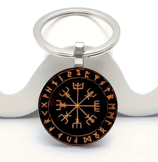 Klíčenka kompas - vegvisir (10)