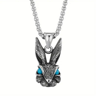 Řetízek králík - zajíc (ocelový) 4