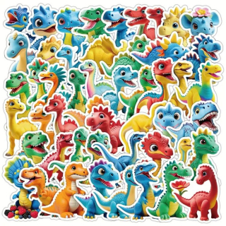 Samolepky dinosauři - 50 ks (4)