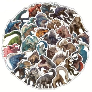 Samolepky dinosauři - 55 ks (2)