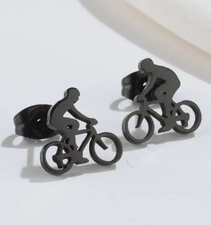 Náušnice cyklista (ocel) st