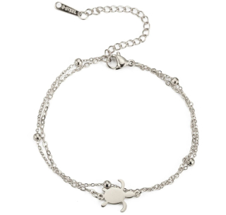 Náramek želva (ocel)