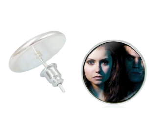 Náušnice Upíří deníky (The Vampire Diaries) - Elena a Stefan (st) 2