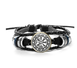 Náramek viking - kompas - vegvisir (14)