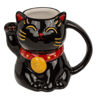 Hrnek kočka Maneki Neko pro štěstí 3D (2)