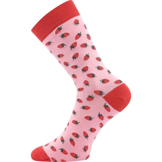 Ponožky jahody - dámské