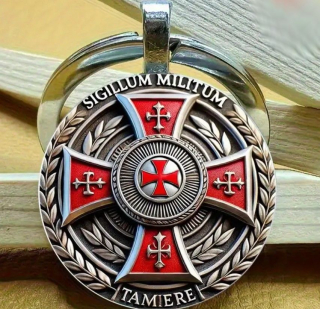 Klíčenka kříž templářů (18) st