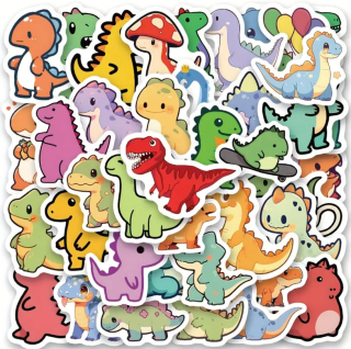 Samolepky dinosauři - 50 ks (6)