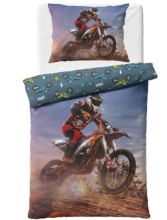 Povlečení motokros - motorkář