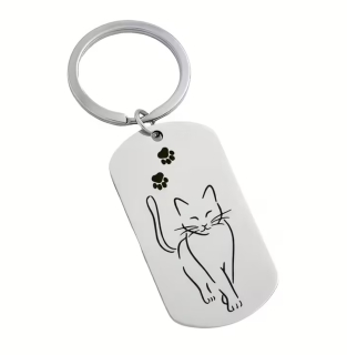 Klíčenka kočka (ocelová) 21