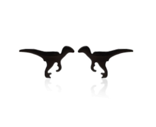Náušnice dinosaur (ocel) 3 čn