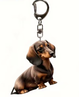 Klíčenka pes - jezevčík (21)