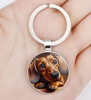 Klíčenka pes - jezevčík (23)