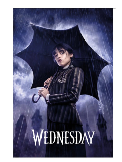 Plakát Wednesday Addamsová
