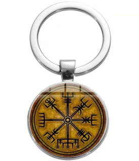 Klíčenka kompas - vegvisir (12)