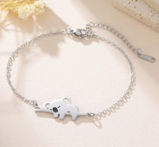 Náramek koala (ocelový)
