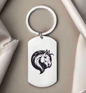 Klíčenka kůň (ocelová) 5