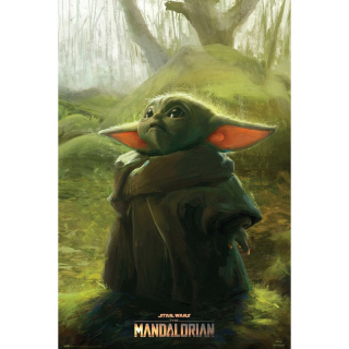 Plakát Star Wars: The Mandalorian - Yoda