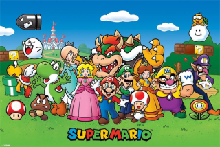 Plakát Super Mario