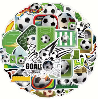 Set 50 samolepek fotbal (3)