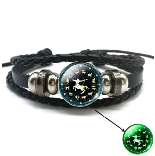 Náramek znamení - střelec - svítí ve tmě (4)