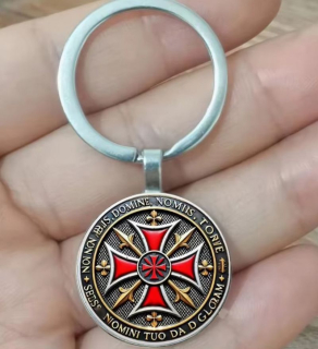 Klíčenka kříž templářů (20) st