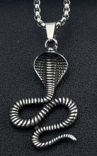 Řetízek had (ocelový) - kobra (3)
