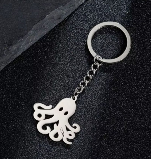 Klíčenka chobotnice (ocelová) 3