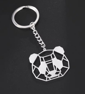 Klíčenka panda (ocelová) 3
