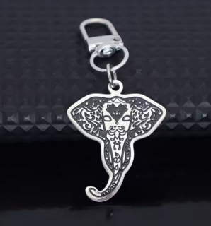 Klíčenka slon (ocelová) 9