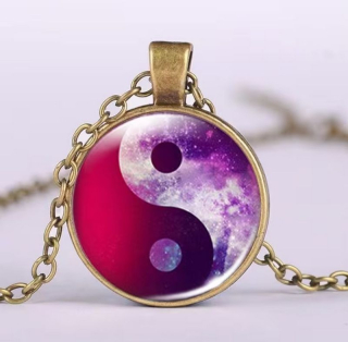 Řetízek Yin yang (27) - bronzová