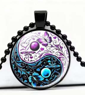 Řetízek Yin yang (26) 