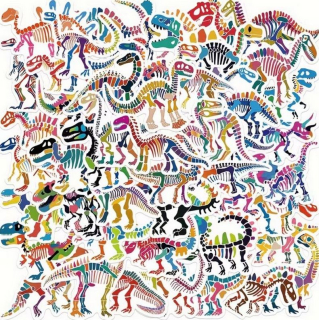 Samolepky dinosauři - 50 ks (7)