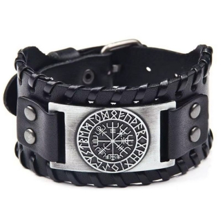 Náramek viking - kompas - vegvisir (16) st