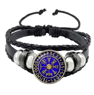 Náramek viking - kompas - vegvisir (17)