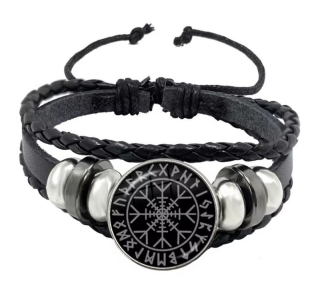 Náramek viking - kompas - vegvisir (18)